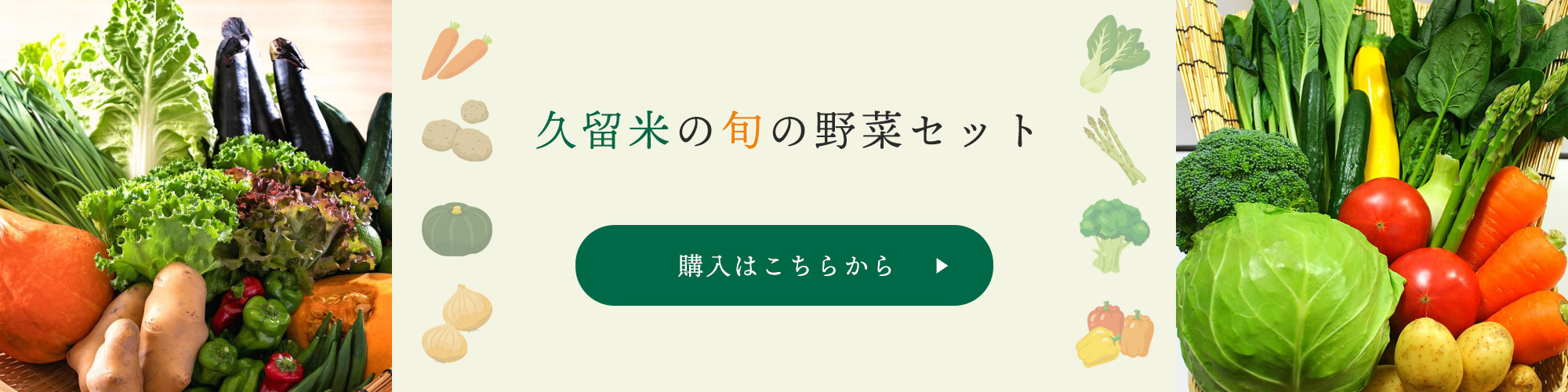 久留米の旬の野菜セット