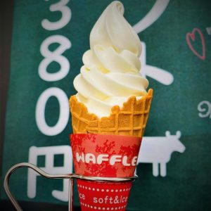 みるきぃソフト、３８０円です！