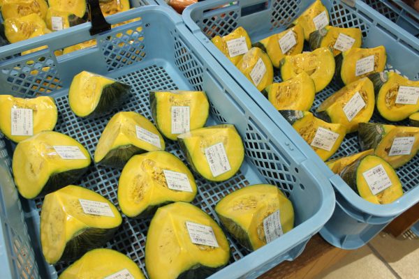 【農作物情報】カットかぼちゃの出荷が始まっています!